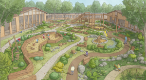 「森の園庭プロジェクト」始動！未来の園庭づくり/佐原グレイスこども園