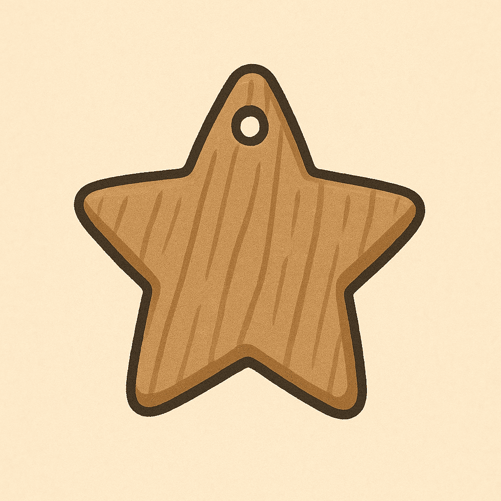 紐に通す好きな飾り